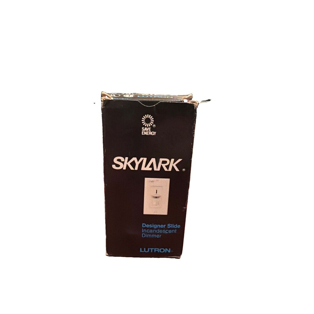 Lutron Skylark White Single Pole Slide Dimmer Switch Preset 1000W S-10P-WH